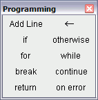 Programmeerimise tööriistariba