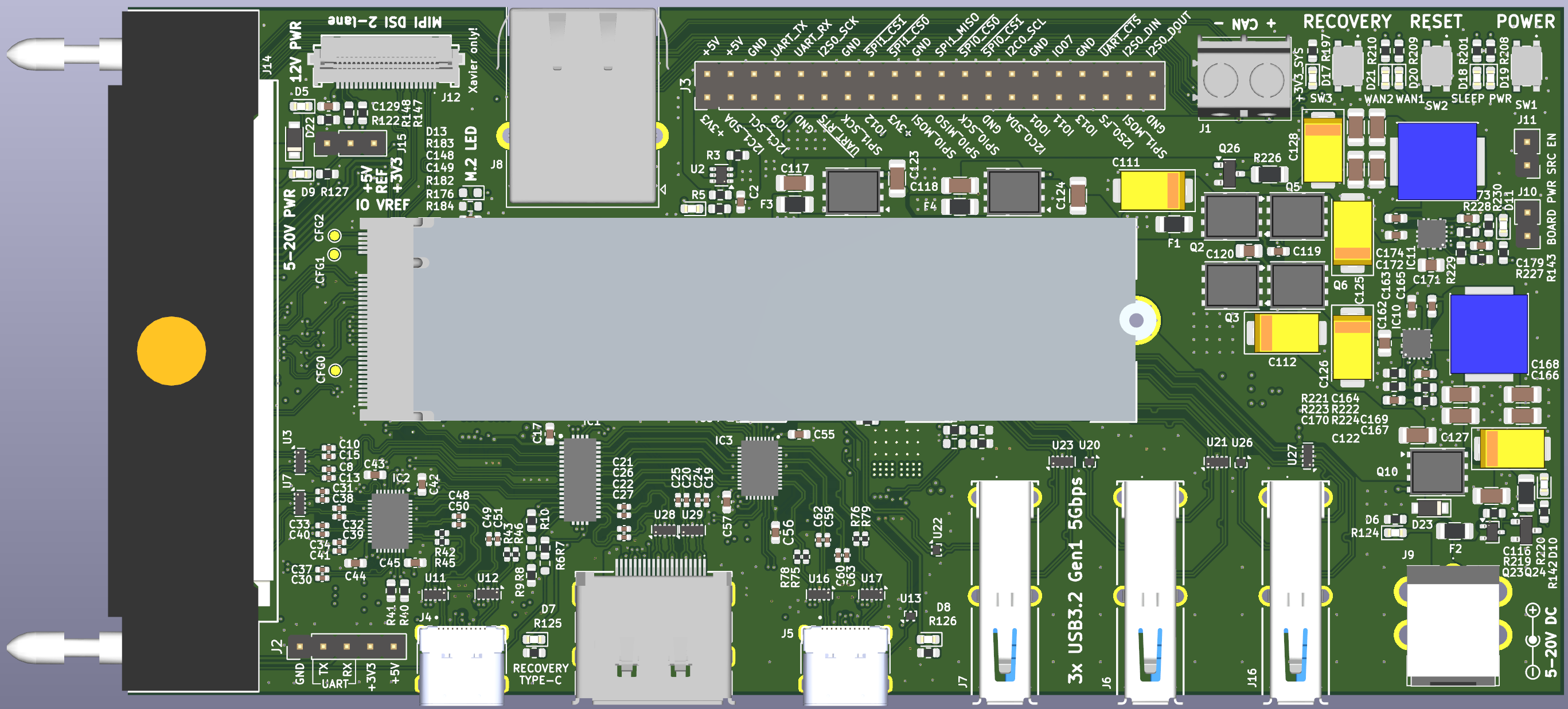 Manufactured PCB