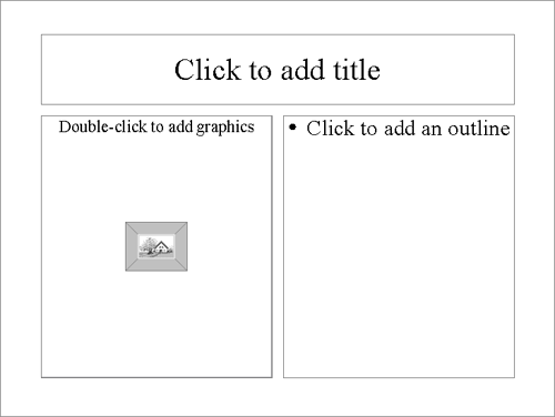 Slide Layout with Picture Placeholder