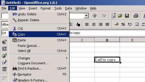 File/copy menu