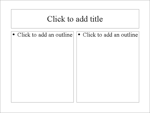 Slide Layout with Textboxes