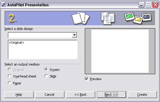 AutoPilot Wizard - 2nd Dialog Box